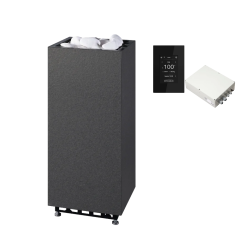 Încălzitor electric de saună TULIKIVI RAE, negru, cu panou de control 