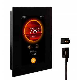 Kit de upgrade panou de control pentru încălzitor de saună electrică - Harvia Fenix ​​​​FX002XW Wifi cu ecran tactil și senzor de ușă