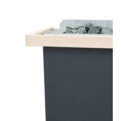 Balustradă de siguranță - pentru încălzitoarele EOS Bi-O Gracil W, neagră 