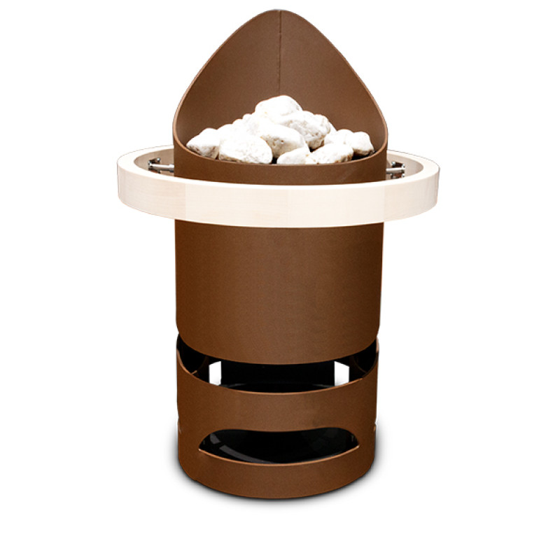 Încălzitor electric pentru saună - EOS Zeus S, maro