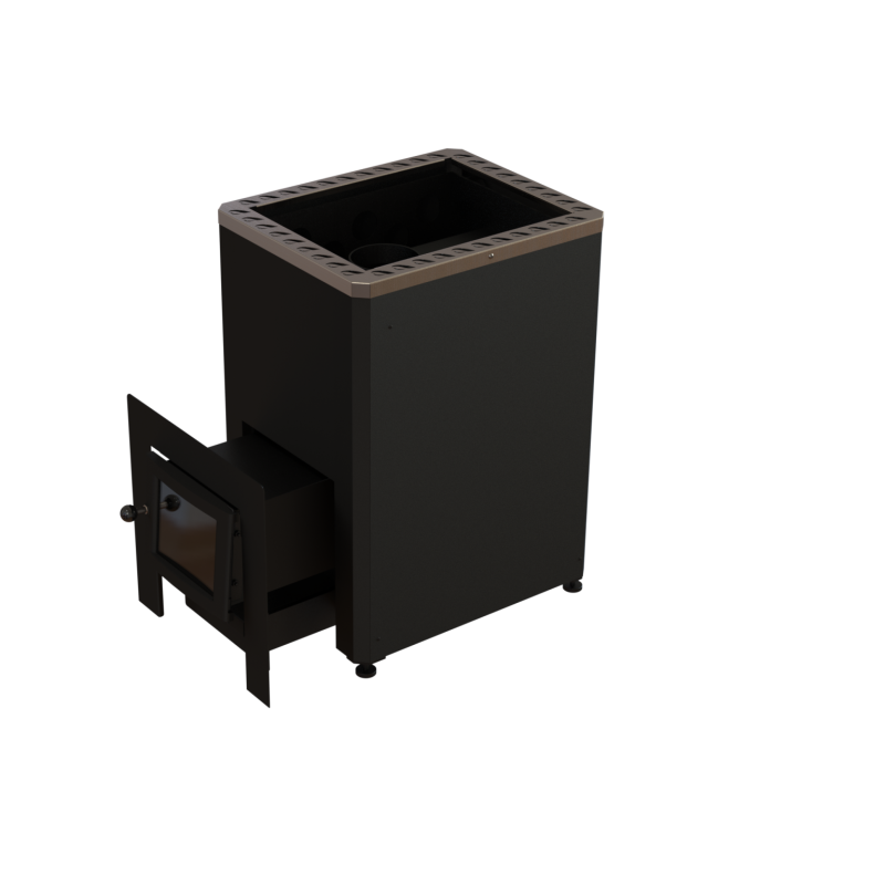 Soba sauna pe lemne - VILPRA ETNA-22-LV cu focar exterior