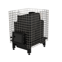 Soba sauna pe lemne - VILPRA ETNA-22-N-V cu focar interior 