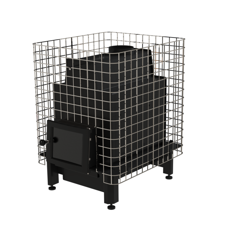 Soba sauna pe lemne - VILPRA ETNA-22-N-V cu focar interior