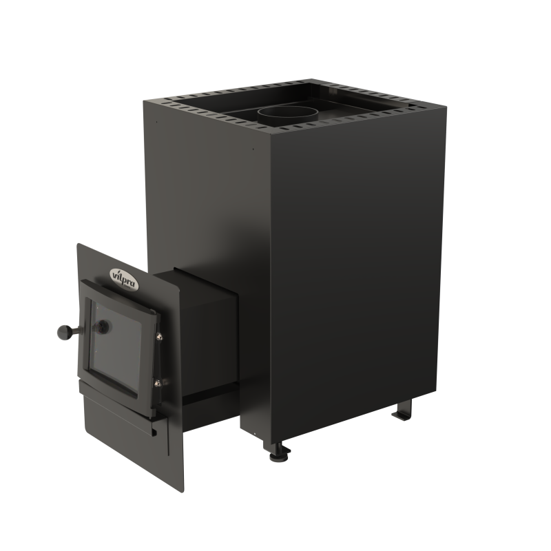 Soba sauna pe lemne - VILPRA FLAMO-14-LV cu focar exterior