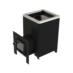 Soba sauna pe lemne - VILPRA FORNAX-14-LV cu focar exterior 