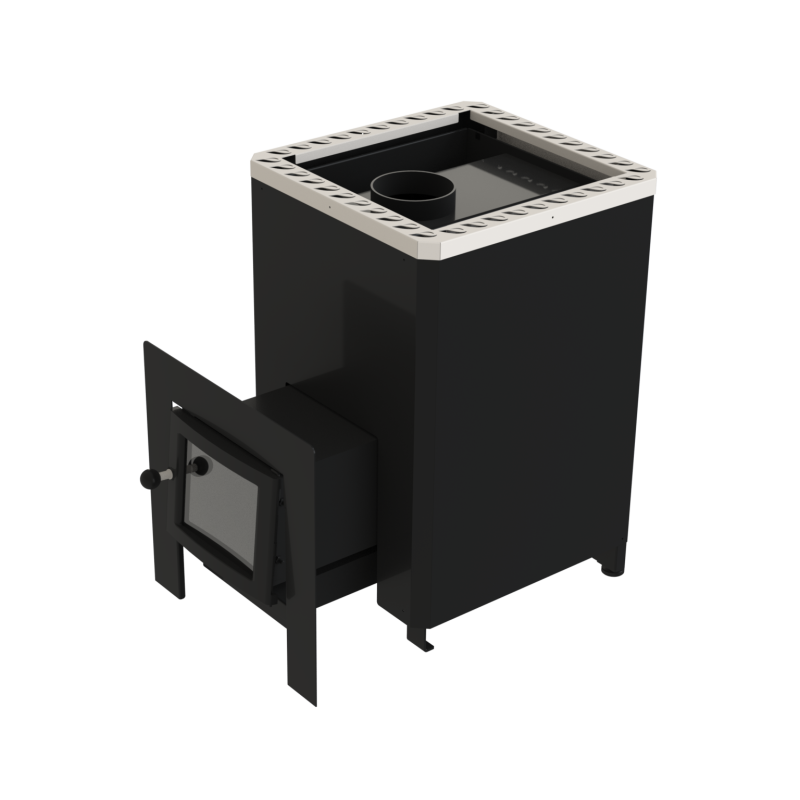 Soba sauna pe lemne - VILPRA FORNAX-14-LV cu focar exterior