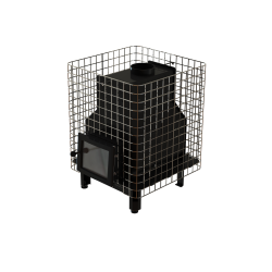 Soba sauna pe lemne - VILPRA FORNAX-14-NV cu focar interior 