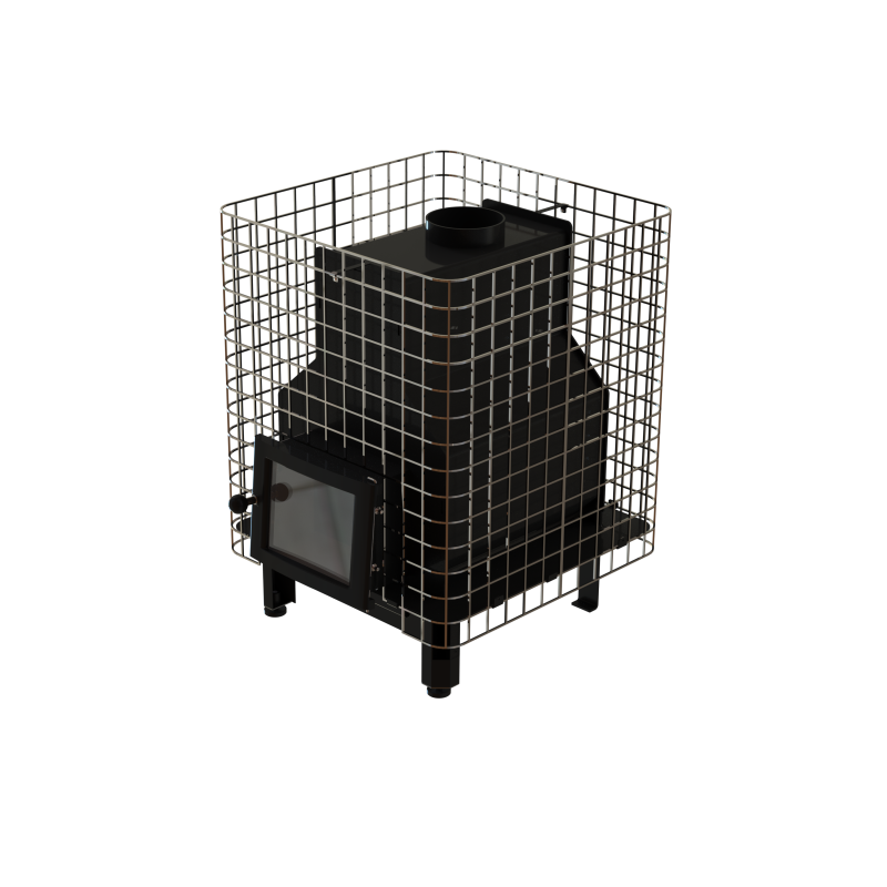 Soba sauna pe lemne - VILPRA FORNAX-14-NV cu focar interior