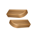 Element de capăt pentru bănci modulare de saună, Thermo aspen - 0