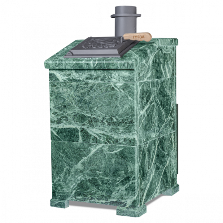Soba sauna pe lemne GEFEST - Groza 24 (M) President Serpentine