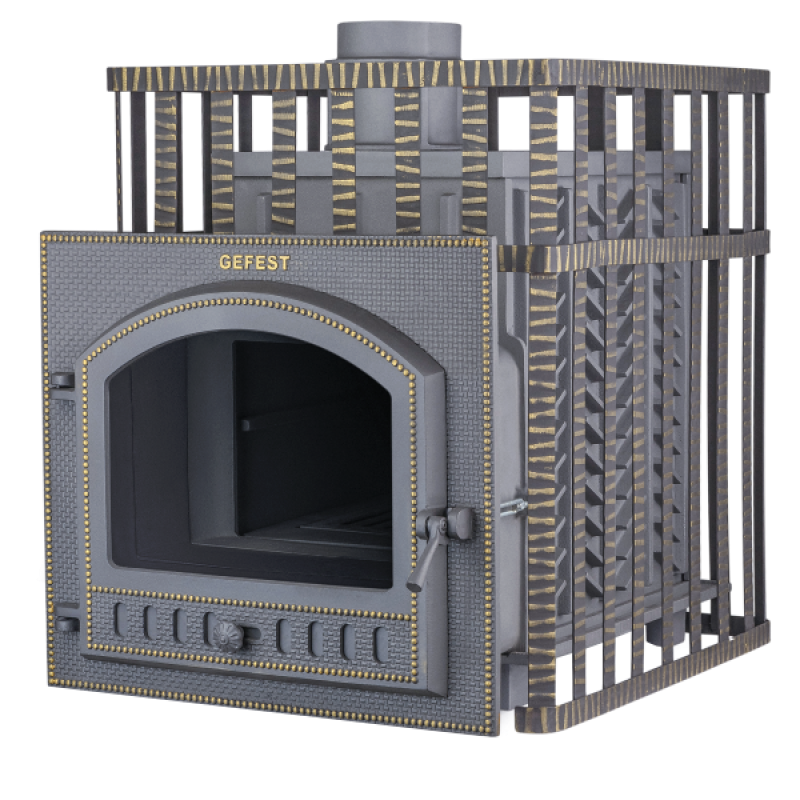 Sobă de saună pe lemne - Gefest GFS ZK 45 (M) în grilă