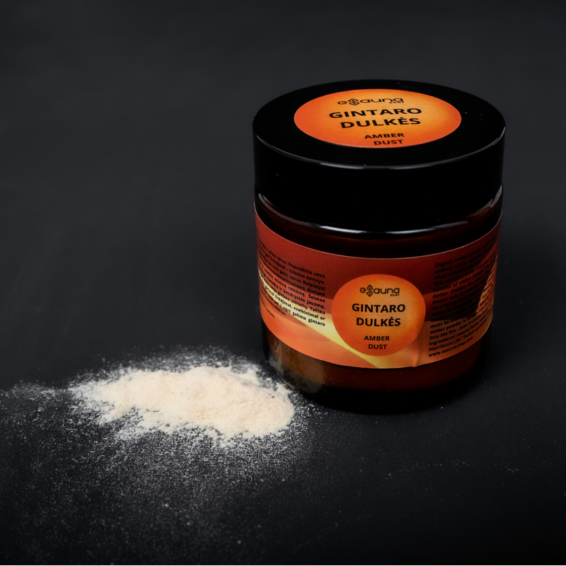 20 de grame de praf natural de chihlimbar baltic pentru nunți sau sărbători de familie