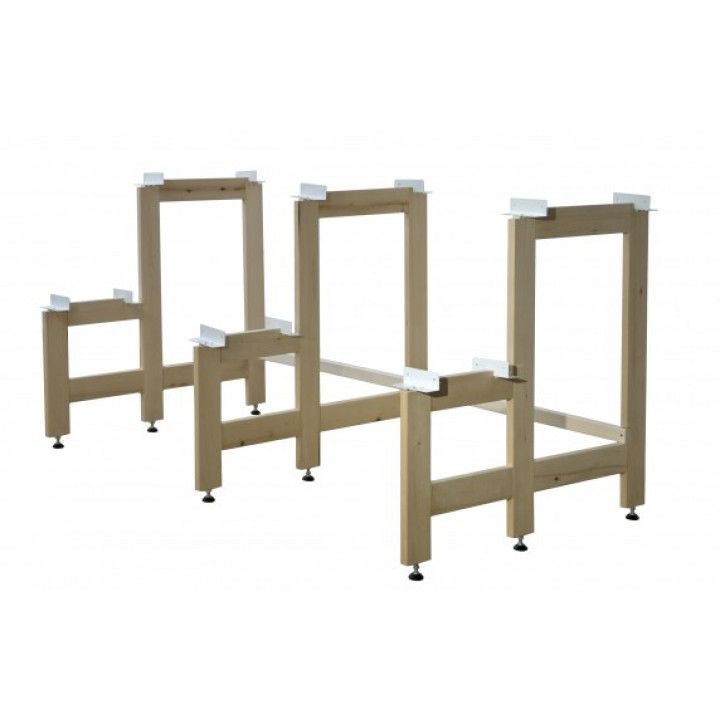 Complex banc de sauna standard, lemn Aspen, lungime 2037mm
