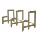Complex banc de sauna standard, lemn Aspen, lungime 2037mm