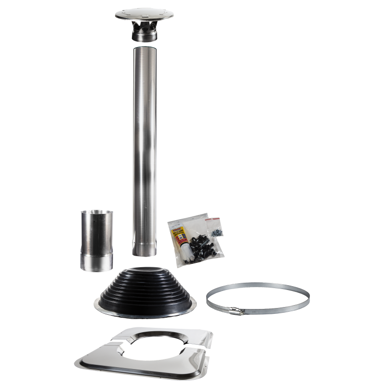 Set de coș de fum HARVIA 1500, pentru cabine de saună în formă de butoi