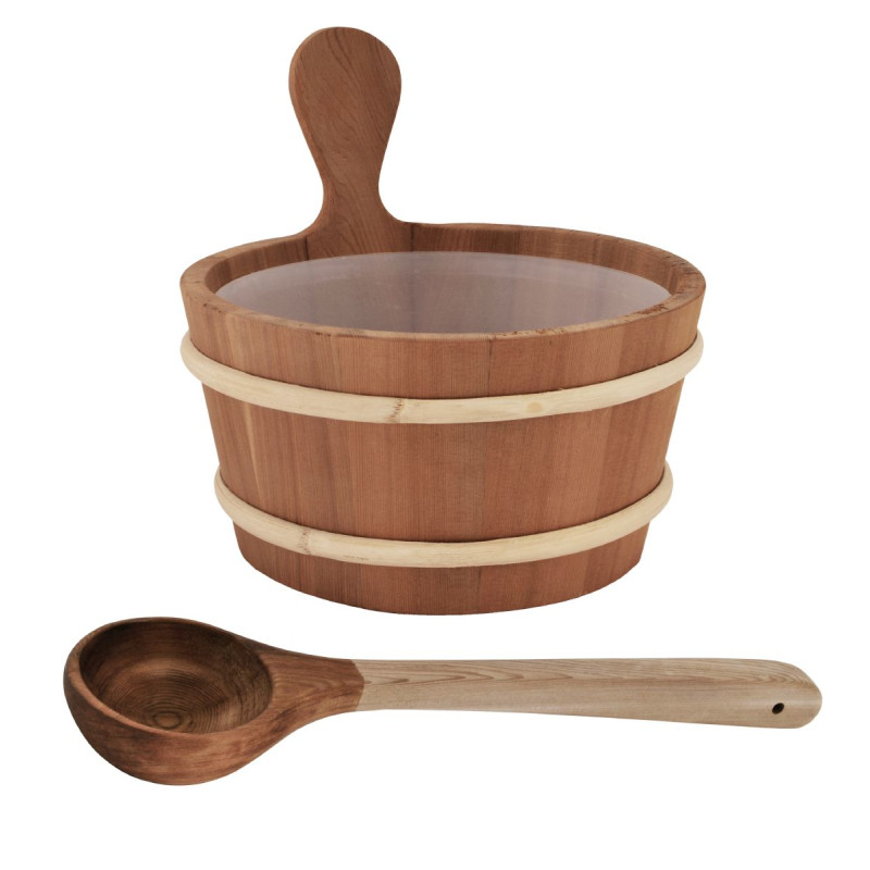 Set saună Harvia din cedru roșu, 3 piese
