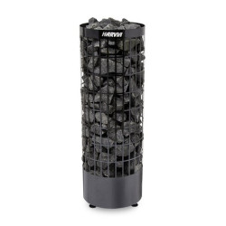 Încălzitor electric pentru saună - HARVIA Cilindro Black Steel PC90E 9 kW