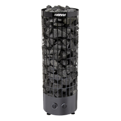 Încălzitor electric pentru saună - HARVIA Cilindro Black Steel PC90 9 kW