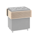 Balustradă de siguranță din lemn Harvia Concept R, tei sau nuc - 2