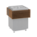 Balustradă de siguranță din lemn Harvia Concept R, tei sau nuc - 4