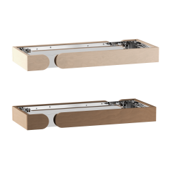 Piese de balustradă de siguranță din lemn Harvia Concept R Mini Combi, tei sau nuc 
