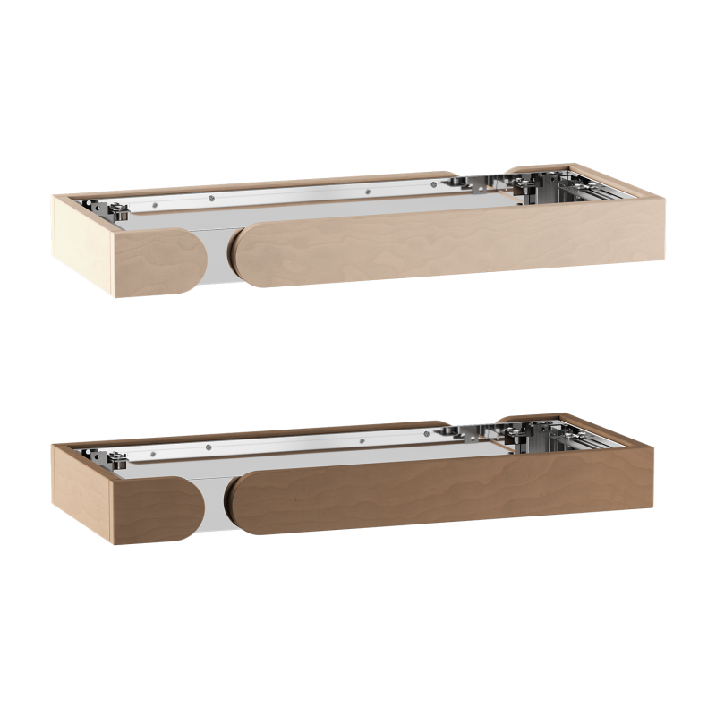 Piese de balustradă de siguranță din lemn Harvia Concept R Mini Combi, tei sau nuc