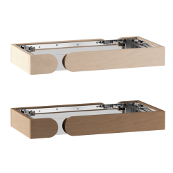 Piese de balustradă de siguranță din lemn Harvia Concept R Mini, tei sau nuc 