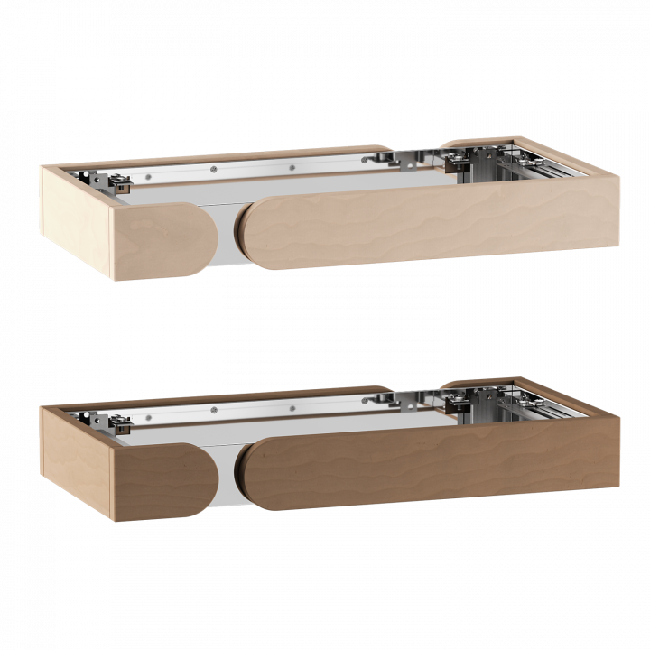 Piese de balustradă de siguranță din lemn Harvia Concept R Mini, tei