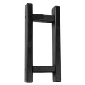 Mâner de ușă de saună Harvia din lemn, negru, 300 mm - 0
