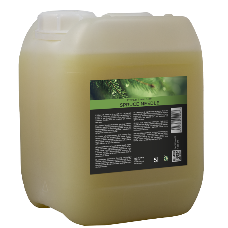 Uleiuri aromatice pentru baie de aburi HARVIA, ace de molid 5 l Uleiuri aromatice pentru baie de aburi HARVIA, ace de molid 5 l