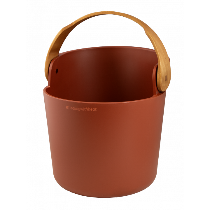 HARVIA Set găleată și oală saună Helmi, Terracotta