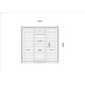 Casa sauna - HARVIA Kaski 220-P - 2