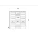 Casa sauna - HARVIA Kaski 240-PC - 2