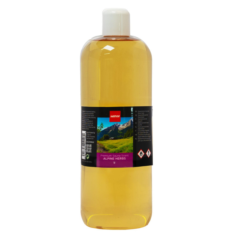 Concentrat de parfum pentru saună HARVIA, parfum de ierburi alpine, 1 l