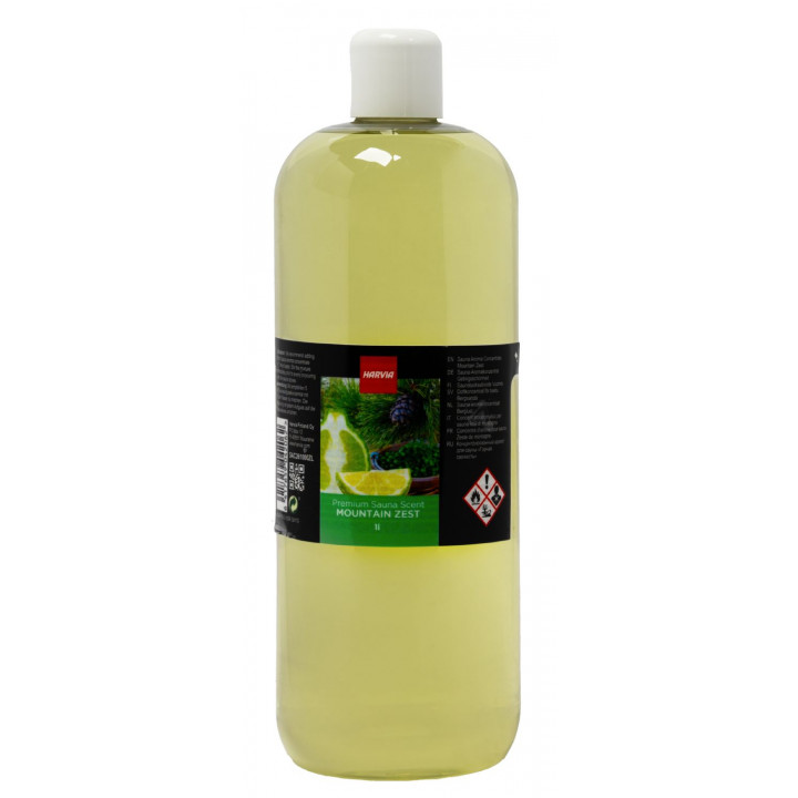 Concentrat de parfum pentru saună HARVIA, parfum de pin arolla, bergamotă și litsea cubeba, 1 l