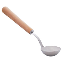 Polonic de saună Harvia cu cană din oțel inoxidabil, 40 cm, 200 ml 