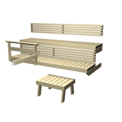 Harvia Formula 19, kit pentru aspen bench 