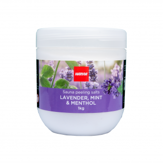 Sarea de peeling pentru saună HARVIA mentă de lavandă 1 kg