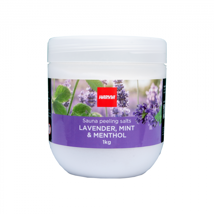 Sarea de peeling pentru saună HARVIA mentă de lavandă 1 kg