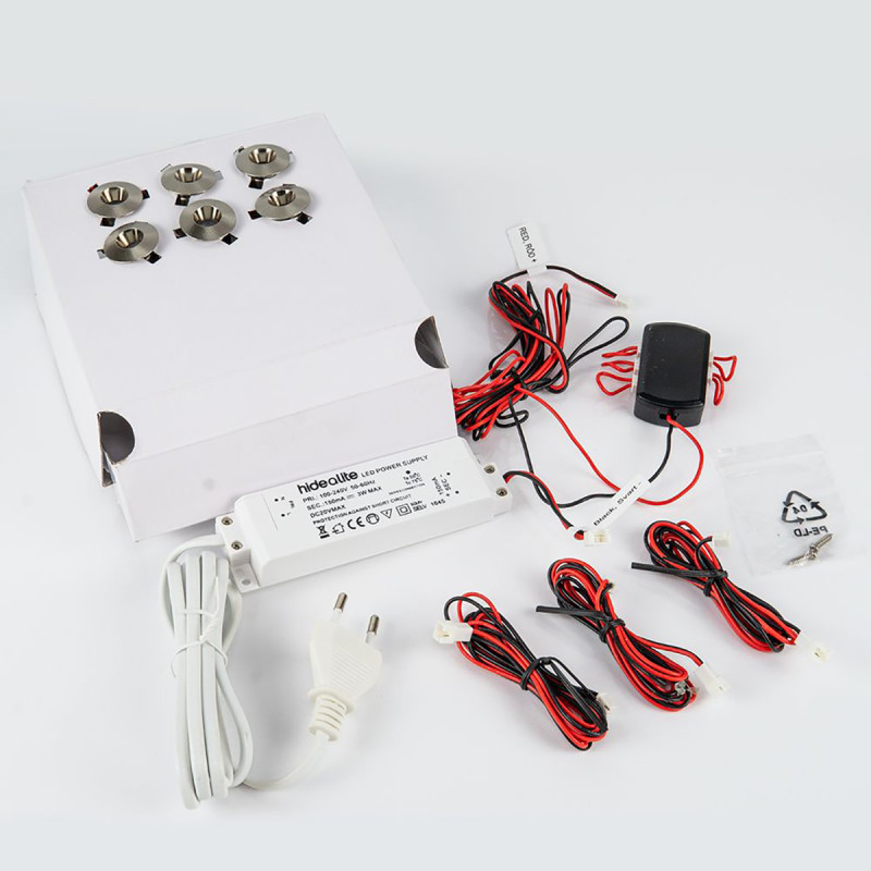 Iluminat pentru saună HIDEALITE, 6 buc.