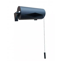 Găleată orizontală de turnare 15 l, oțel inoxidabil, neagră 