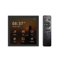 Amplificator audio stereo pentru acasă cu ecran tactil BT, montare pe perete, B4, negru - 0