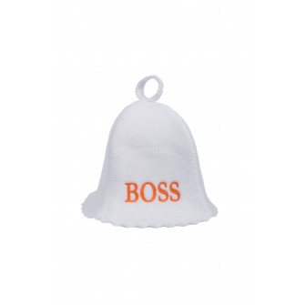 Palarie sauna - BOSS, alba