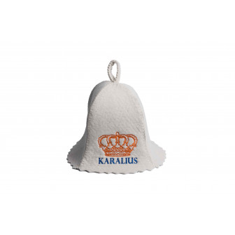 Palarie sauna - KARALIUS, alba