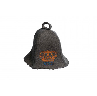 Pălărie de saună - KING, gri