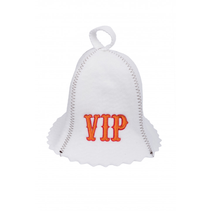 Palarie sauna - VIP, alba