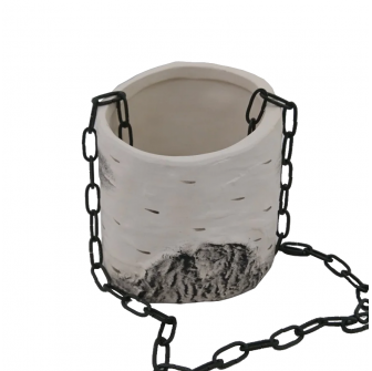 Recipient ceramic pentru parfumuri - mesteacan