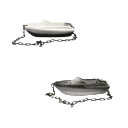 Recipient ceramic pentru parfumuri - barcă 