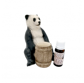 Recipient ceramic pentru parfumuri - panda
