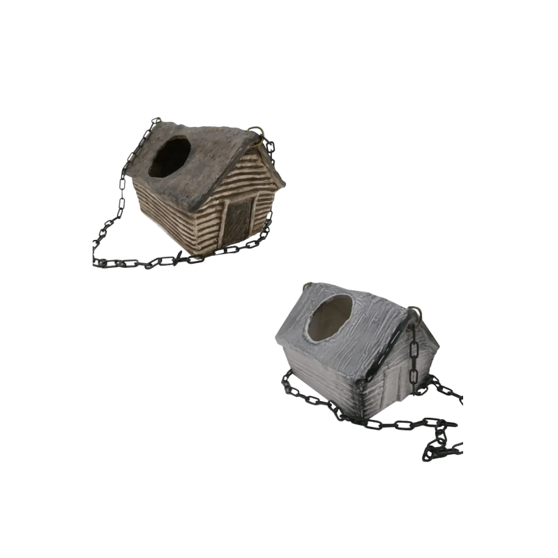 Recipient ceramic pentru parfumuri - hambar cu fân